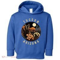 Tucson Arizona Desert At Night Painting Gift Toddler Hoodie thumb 0