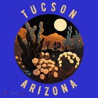 Tucson Arizona Desert At Night Painting Gift Toddler Hoodie thumb 2
