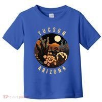 Tucson Arizona Desert At Night Painting Gift Toddler T-Shirt thumb 0