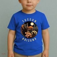 Tucson Arizona Desert At Night Painting Gift Toddler T-Shirt thumb 2