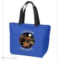 Tucson Arizona Desert At Night Painting Gift Tote Bag thumb 3