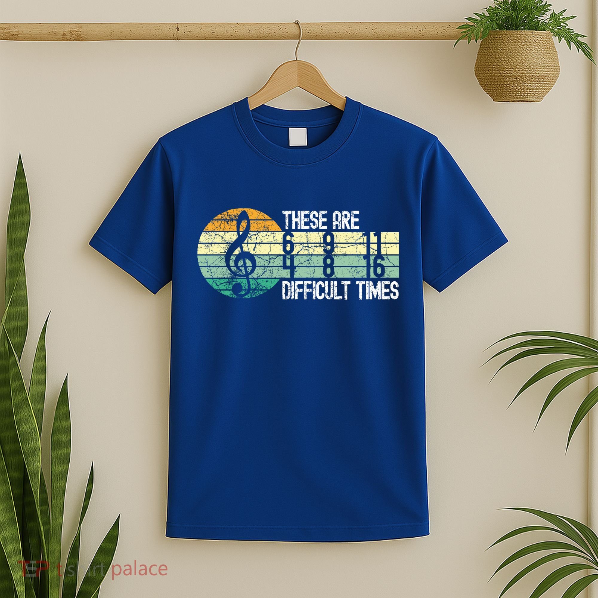 These Are Difficult Times Music Sheet Funny Band Gift Orchestra Musical Gift T-Shirt