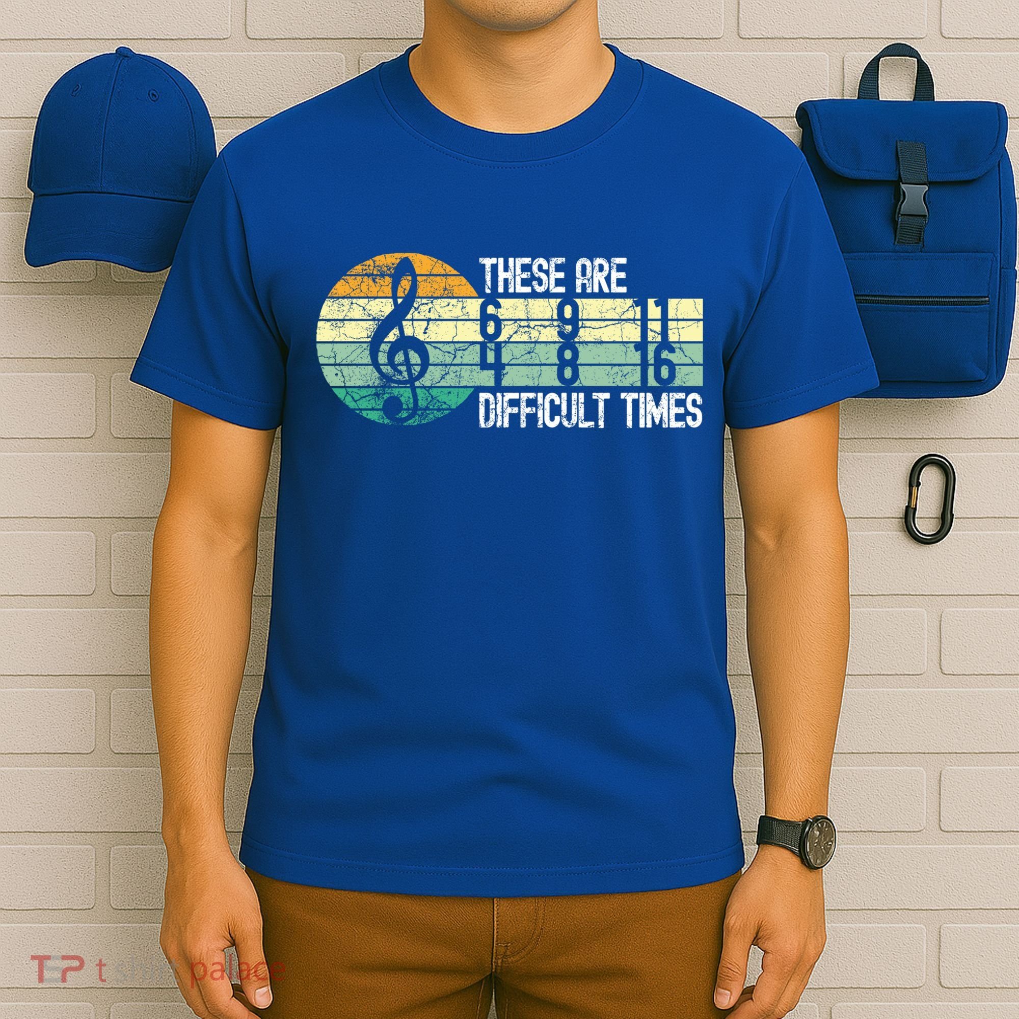 These Are Difficult Times Music Sheet Funny Band Gift Orchestra Musical Gift T-Shirt