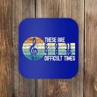These Are Difficult Times Music Sheet Funny Band Gift Orchestra Musical Gift Coaster thumb 0
