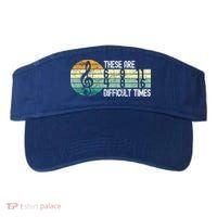 These Are Difficult Times Music Sheet Funny Band Gift Orchestra Musical Gift Visor thumb 0