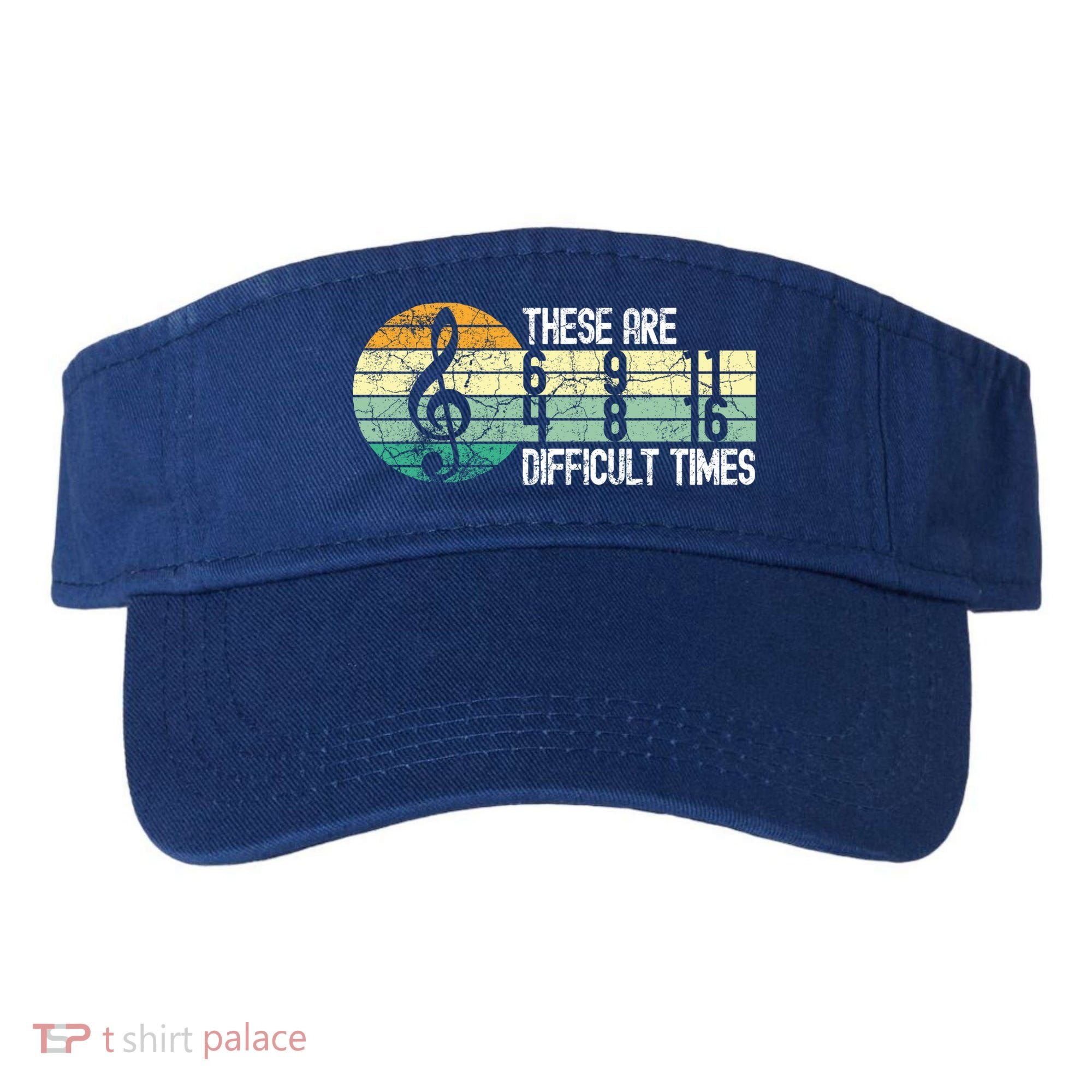 These Are Difficult Times Music Sheet Funny Band Gift Orchestra Musical Gift Visor