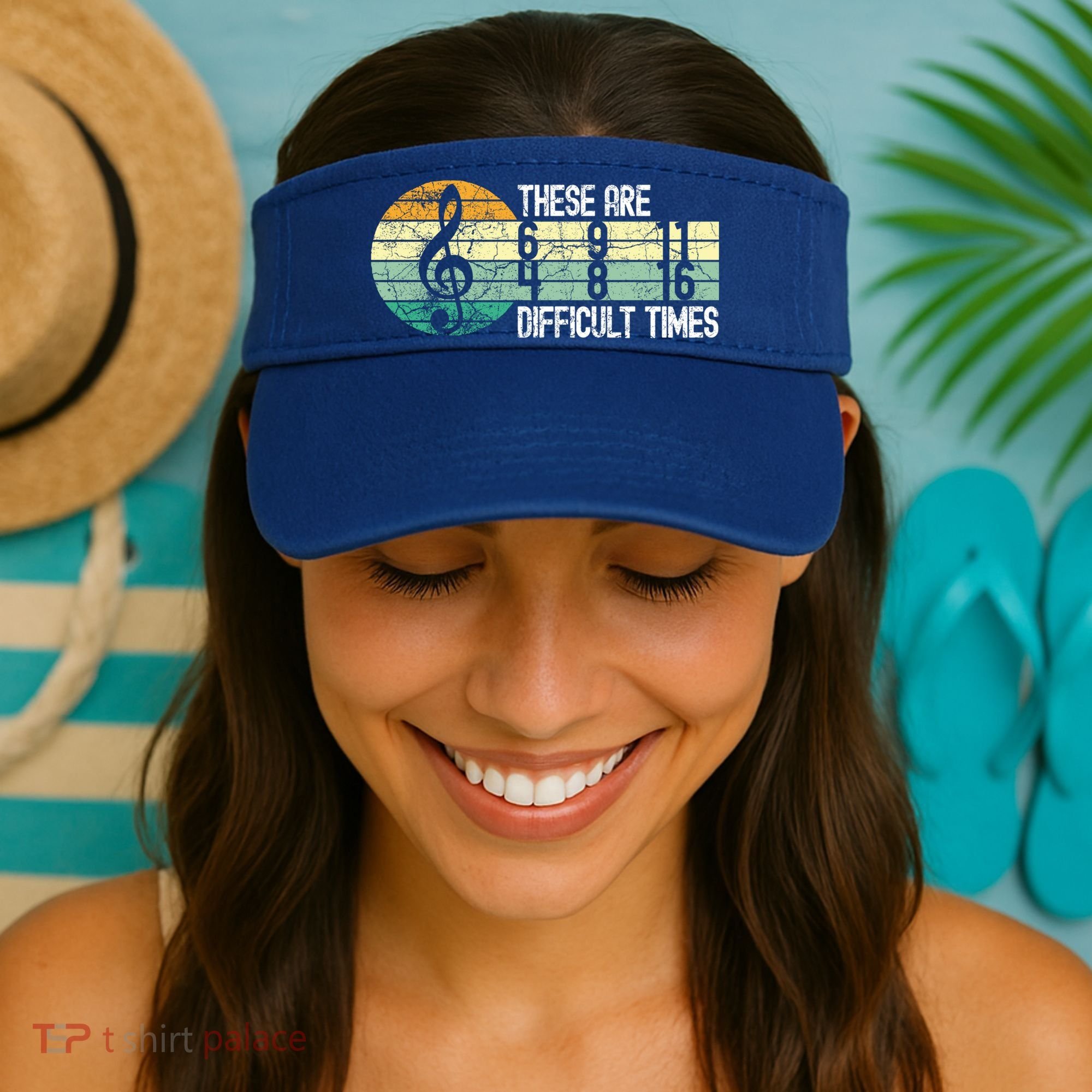 These Are Difficult Times Music Sheet Funny Band Gift Orchestra Musical Gift Visor