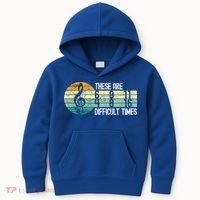 These Are Difficult Times Music Sheet Funny Band Gift Orchestra Musical Gift Kids Hoodie thumb 0