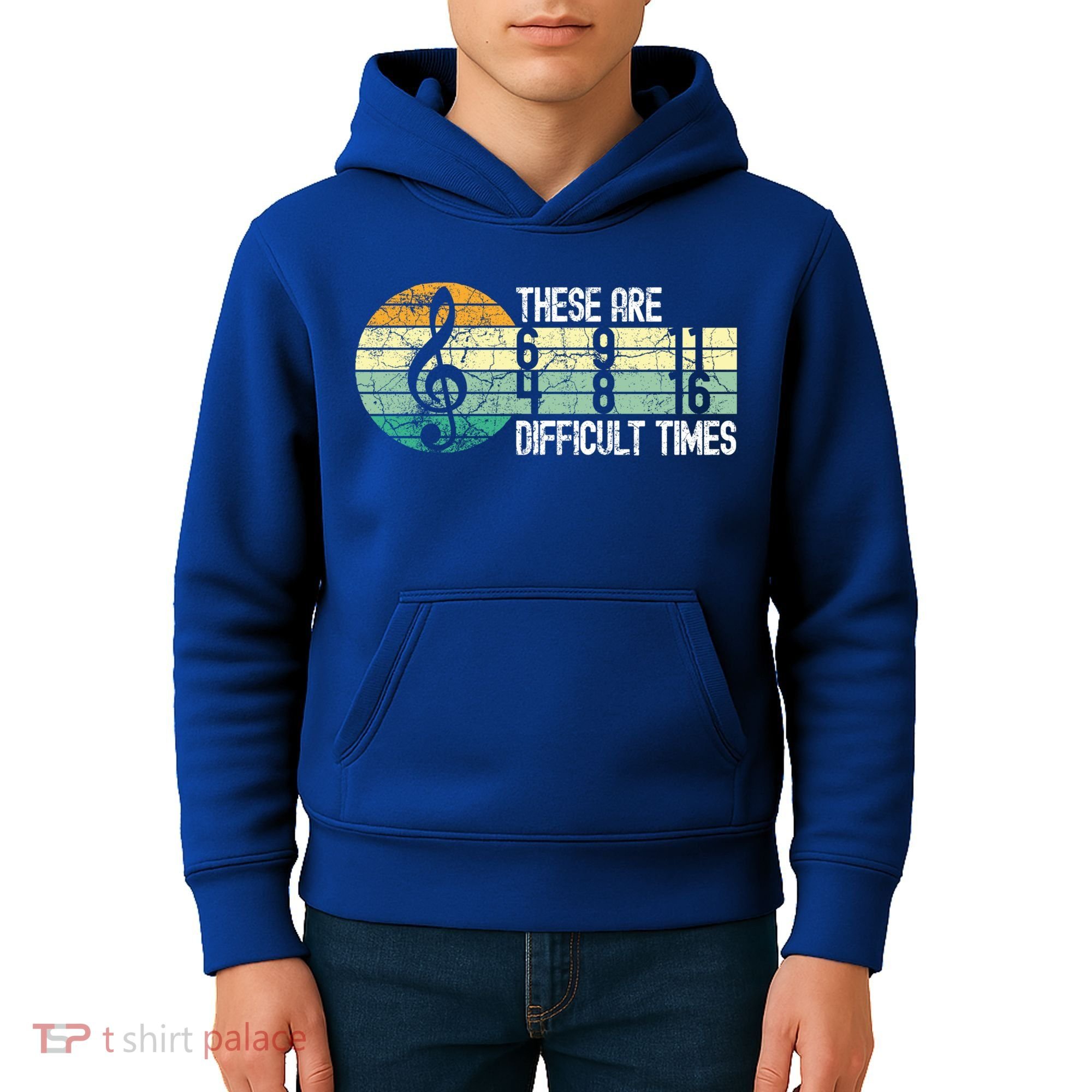 These Are Difficult Times Music Sheet Funny Band Gift Orchestra Musical Gift Kids Hoodie