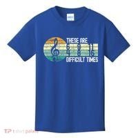 These Are Difficult Times Music Sheet Funny Band Gift Orchestra Musical Gift Kids T-Shirt thumb 0