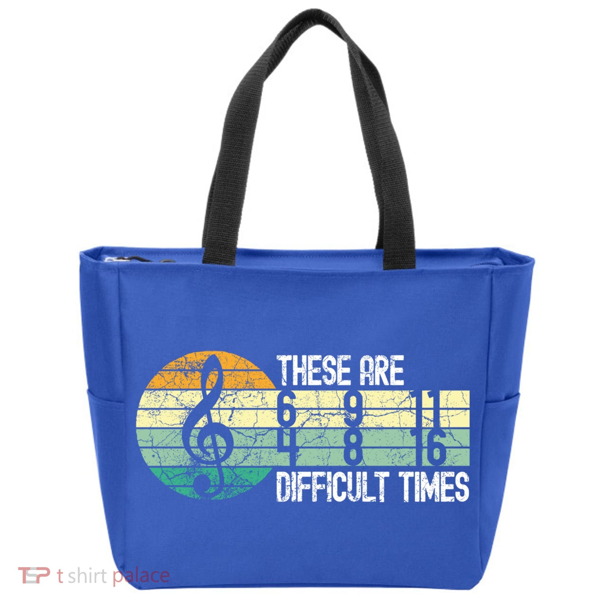 These Are Difficult Times Music Sheet Funny Band Gift Orchestra Musical Gift Tote Bag