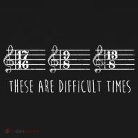 These Are Difficult Times Funny Musicians Parody Cool Gift Bucket Hat thumb 4