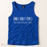 These Are Difficult Times Funny Musicians Parody Cool Gift Tank Top thumb 2