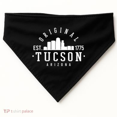 Tucson Arizona Est 1775 Skyline USA-Made Doggie Bandana