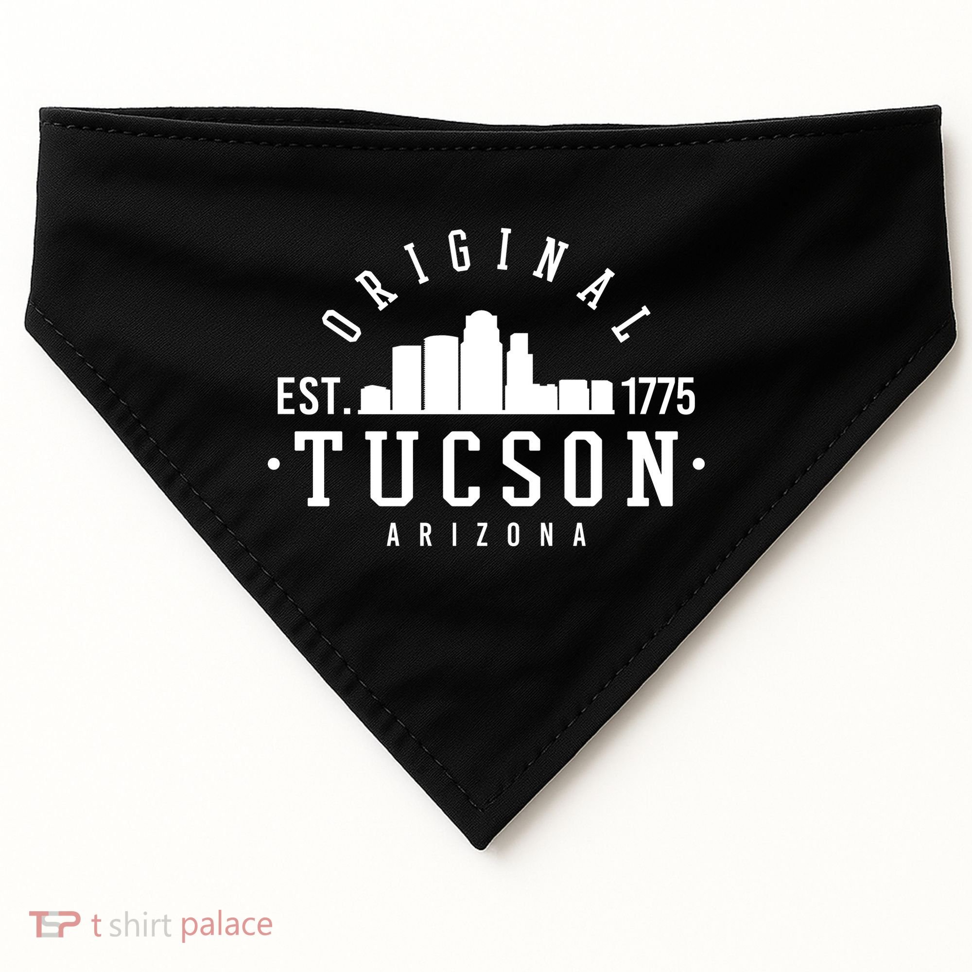 Tucson Arizona Est 1775 Skyline USA-Made Doggie Bandana