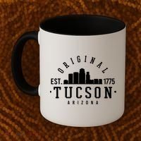 Tucson Arizona Est 1775 Skyline Coffee Mug thumb 2