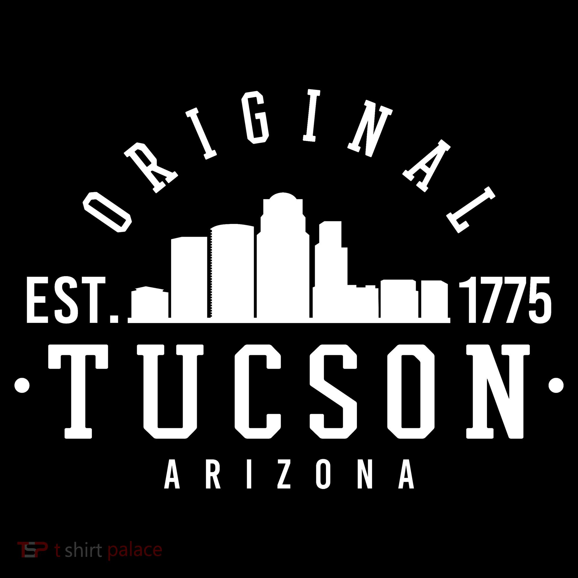Tucson Arizona Est 1775 Skyline Women's Hoodie