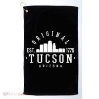 Tucson Arizona Est 1775 Skyline Golf Towel thumb 0