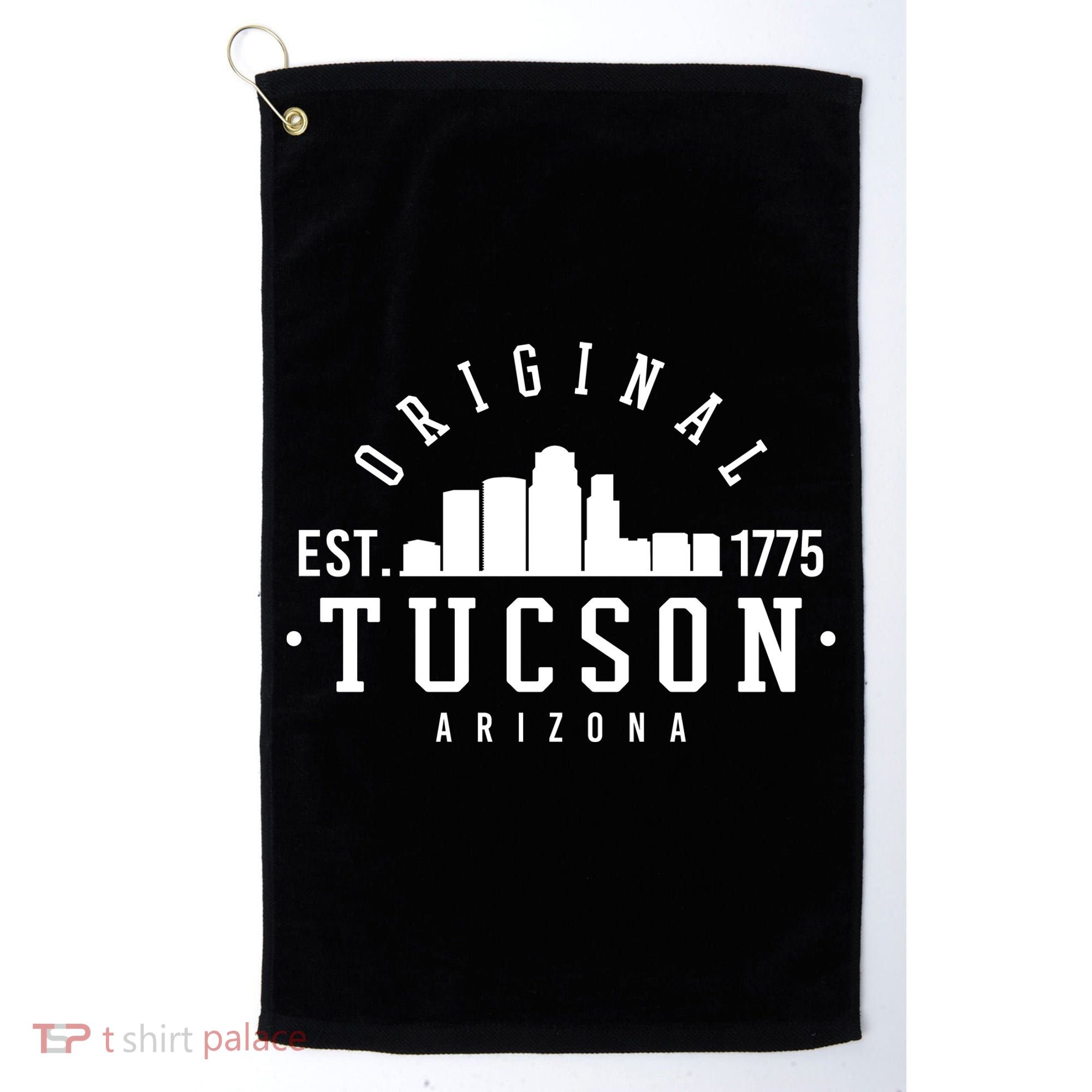 Tucson Arizona Est 1775 Skyline Golf Towel