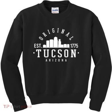 Tucson Arizona Est 1775 Skyline Kids Sweatshirt