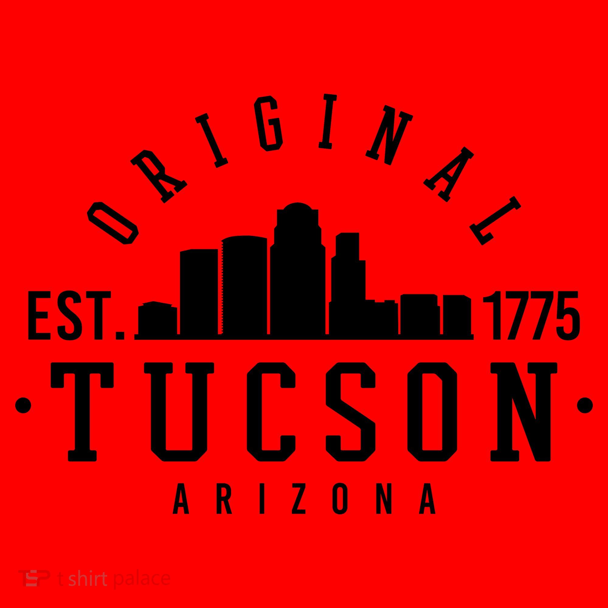 Tucson Arizona Est 1775 Skyline Santa Hat