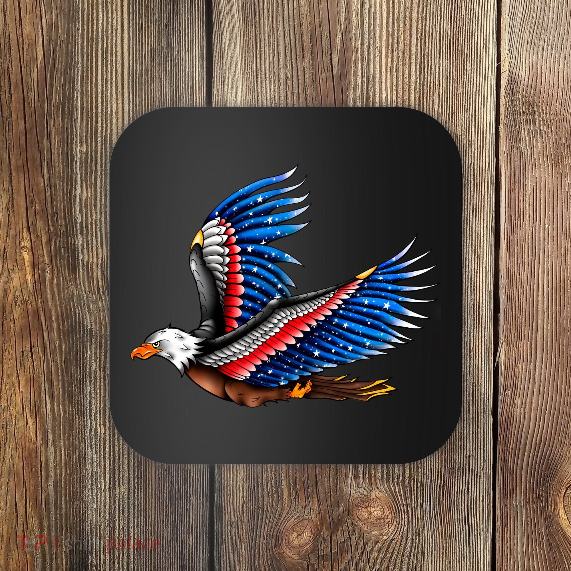 Tattoo American Eagle Coaster