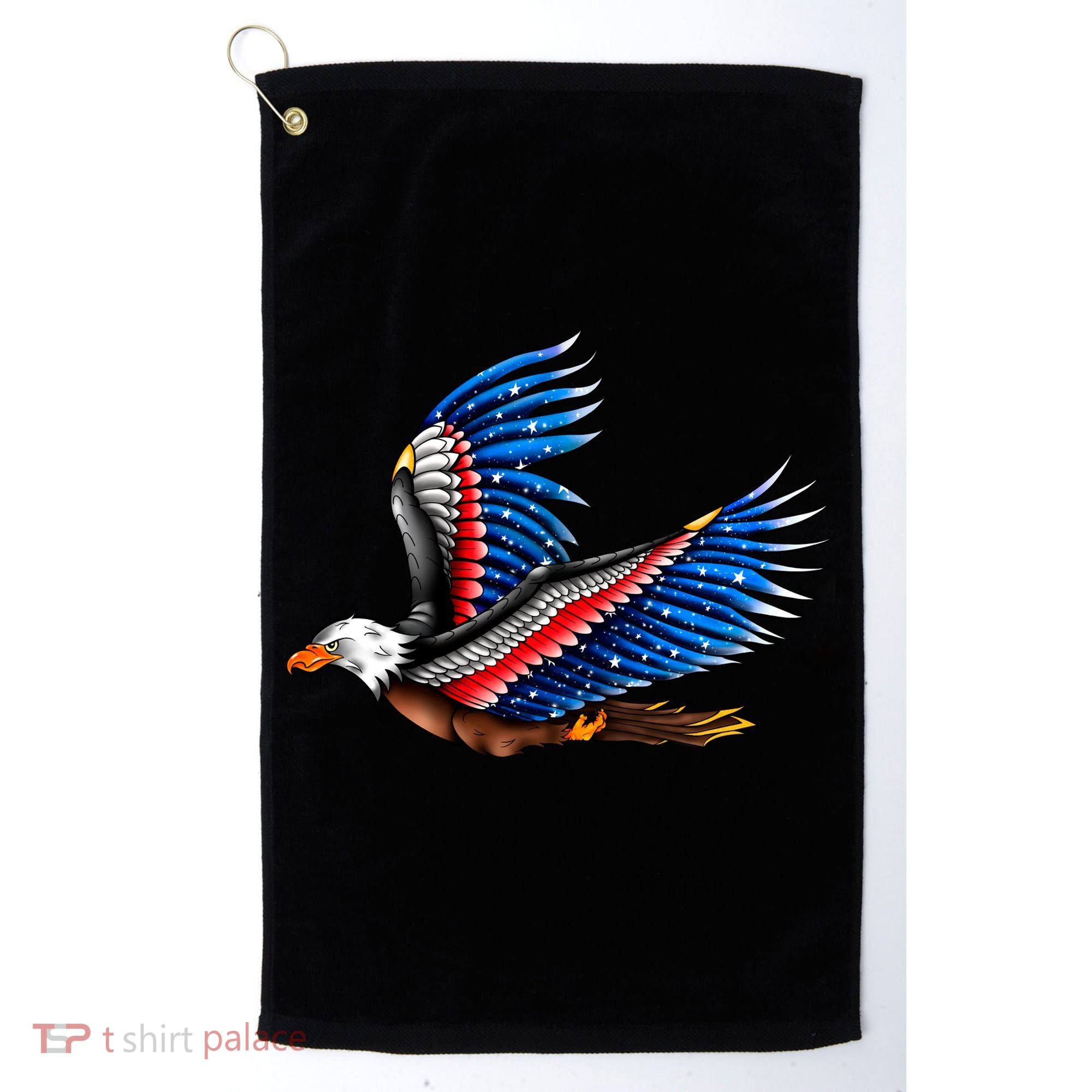 Tattoo American Eagle Golf Towel