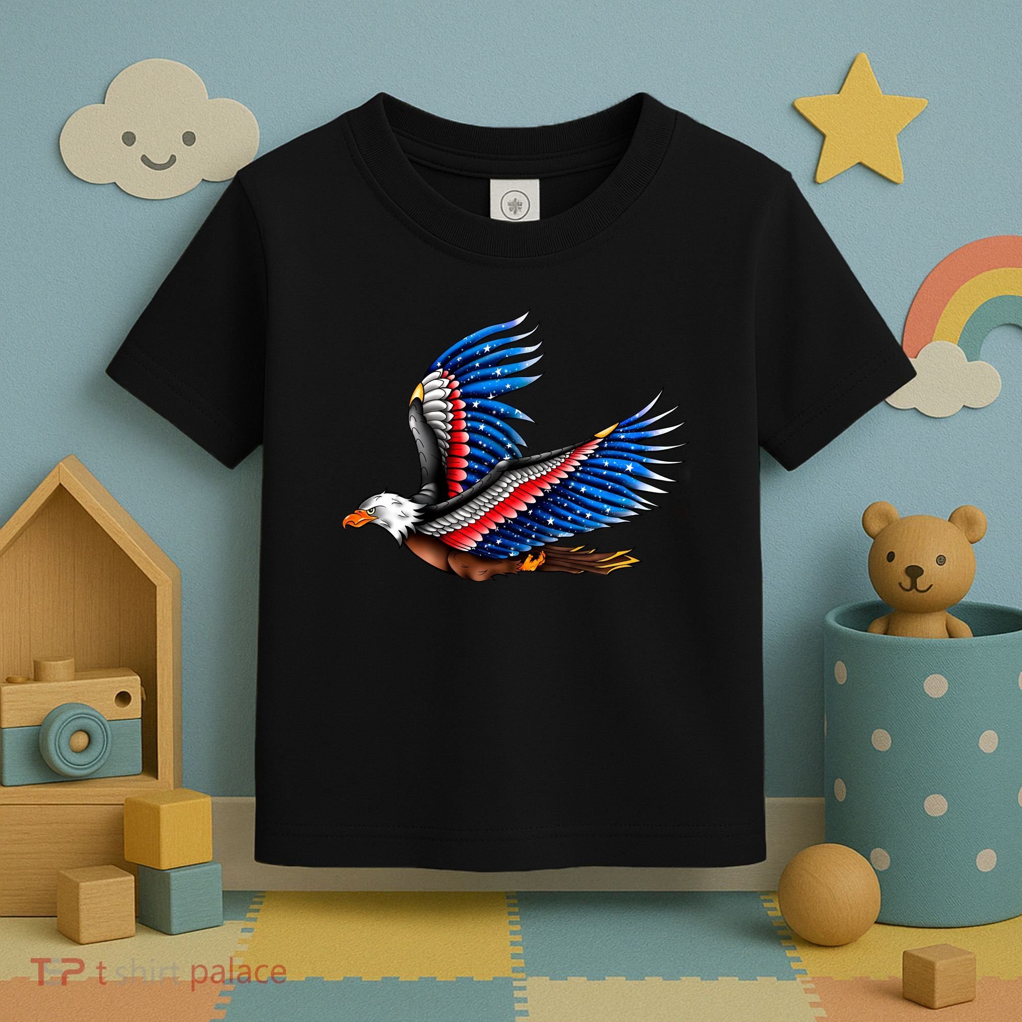 Tattoo American Eagle Toddler T-Shirt
