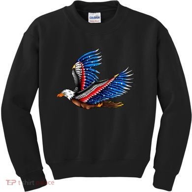 Tattoo American Eagle Kids Sweatshirt