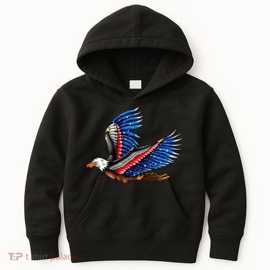 Tattoo American Eagle Kids Hoodie