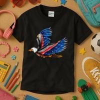 Tattoo American Eagle Kids T-Shirt thumb 3