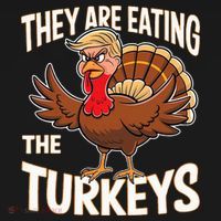 They Are Eating The Turkeys Thanksgiving Humor Sweatshirt thumb 3