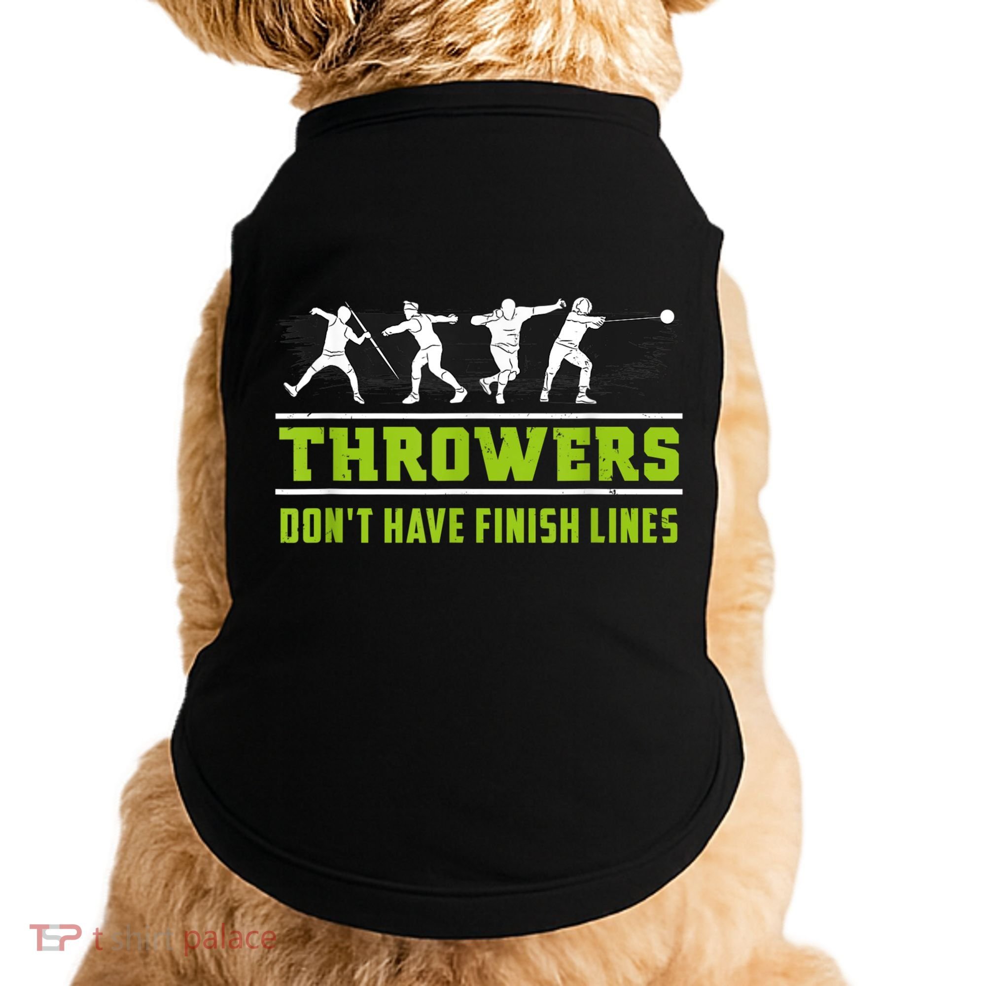 Track And Field Throwing Shot Put Outfit Finish Line Doggie Tank