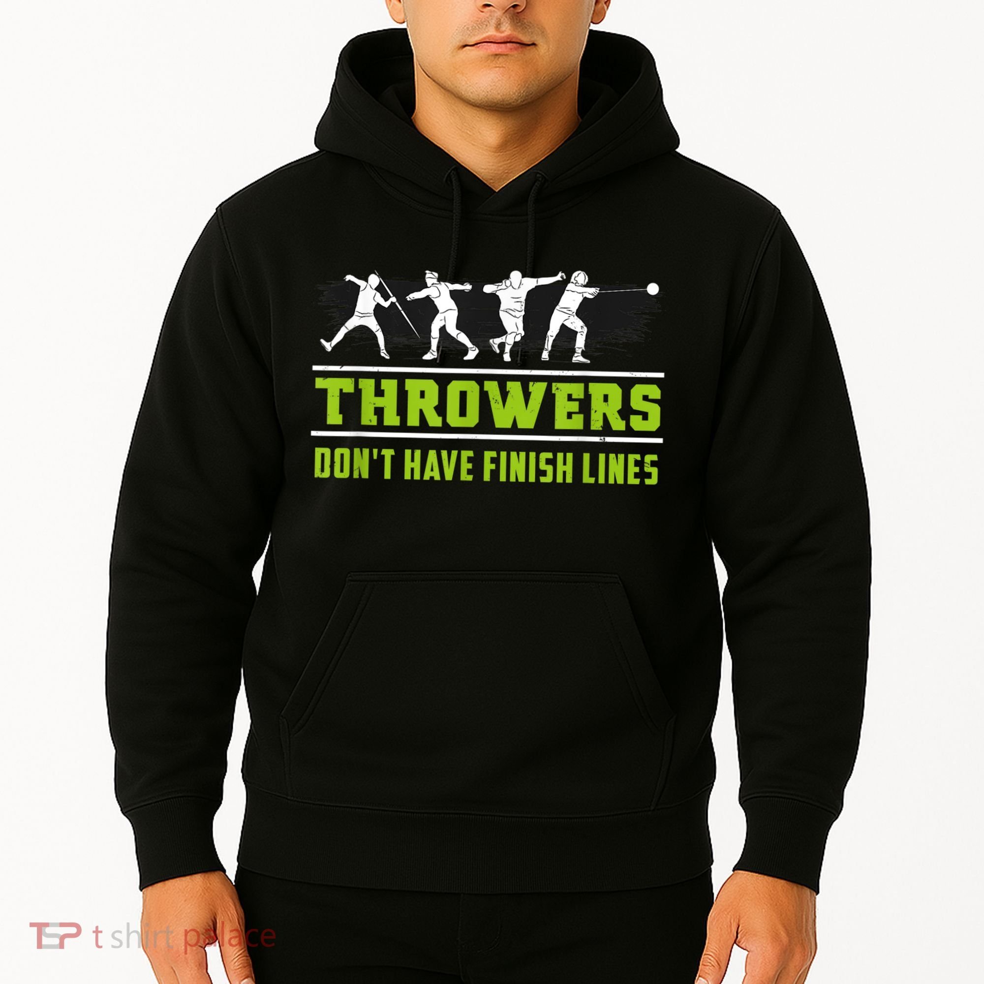 Track And Field Throwing Shot Put Outfit Finish Line Hoodie