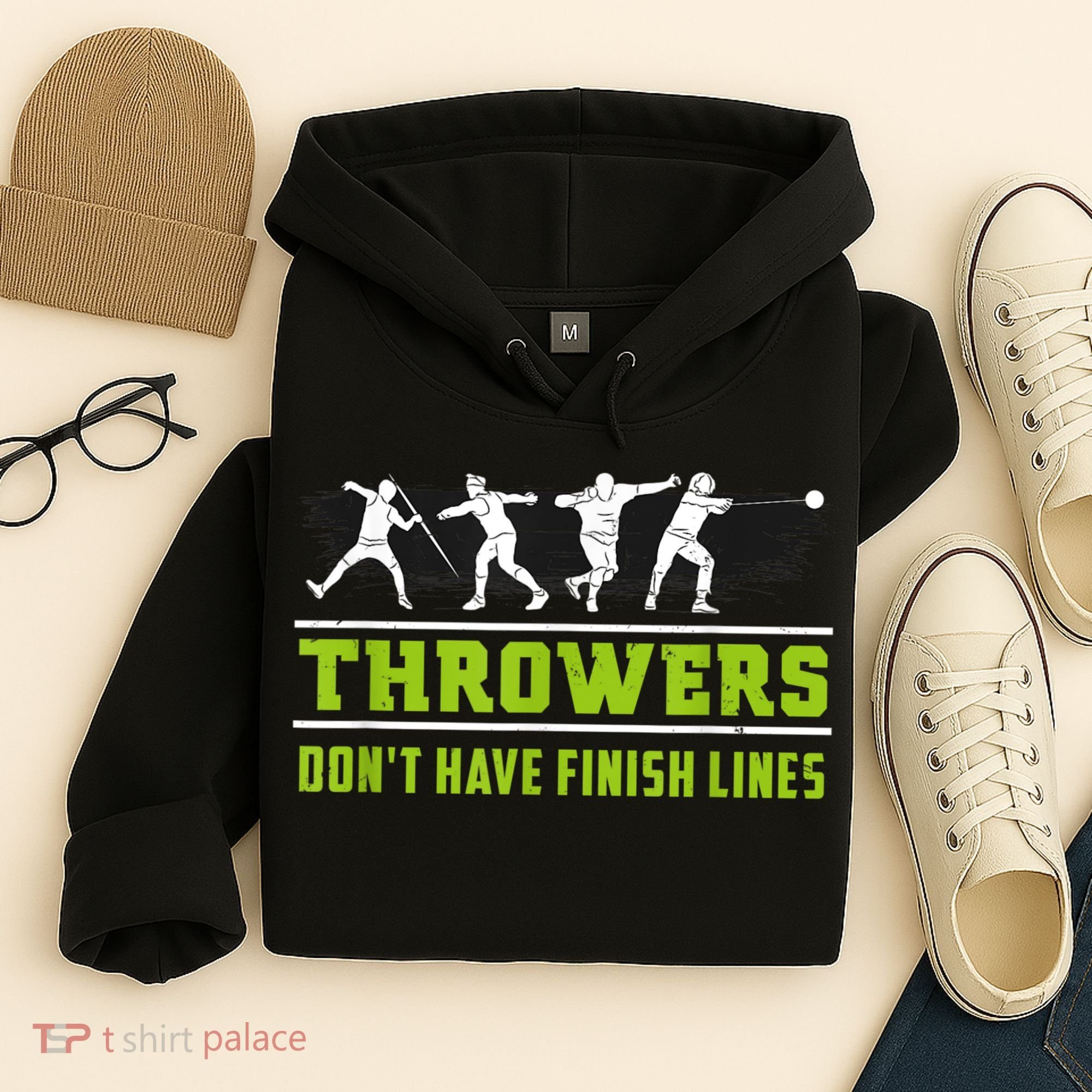 Track And Field Throwing Shot Put Outfit Finish Line Hoodie