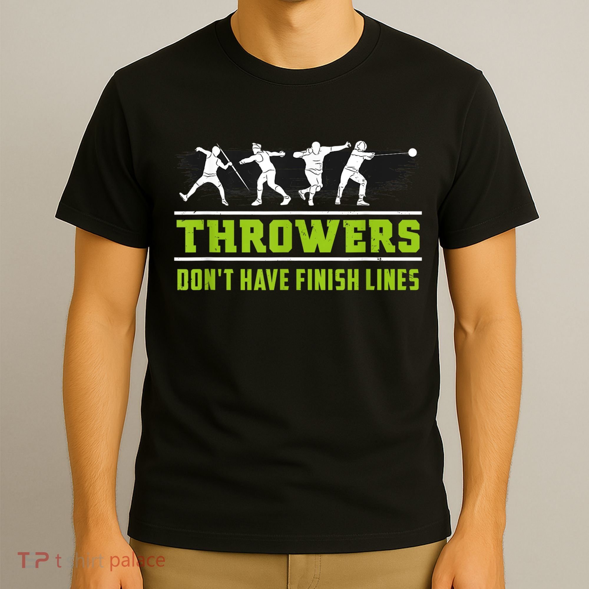 Track And Field Throwing Shot Put Outfit Finish Line T-Shirt