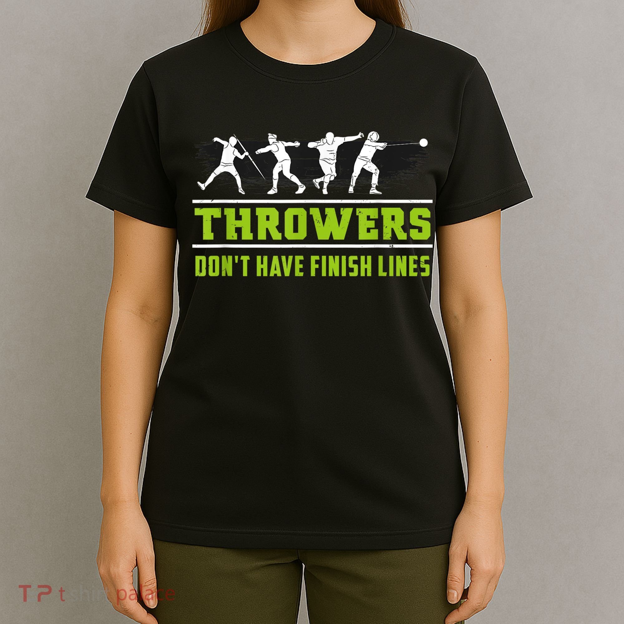 Track And Field Throwing Shot Put Outfit Finish Line T-Shirt