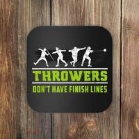 Track And Field Throwing Shot Put Outfit Finish Line Coaster thumb 0