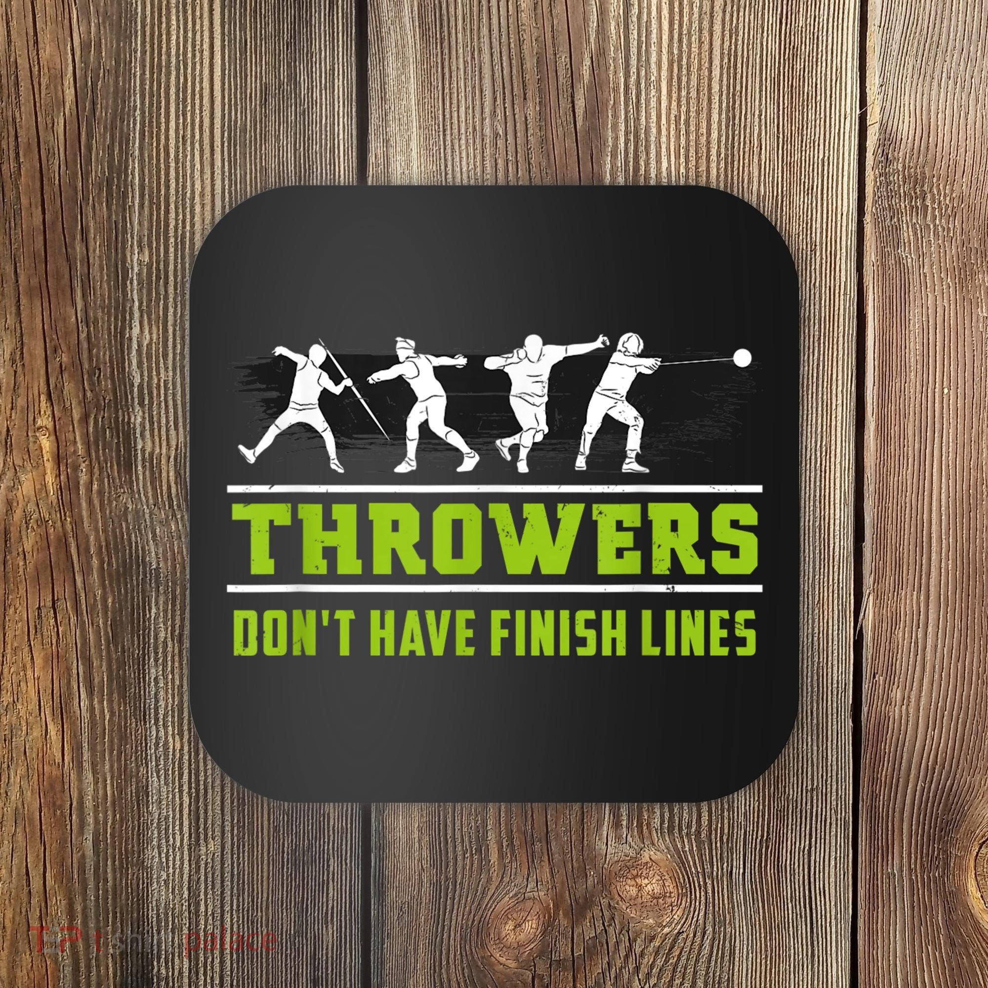 Track And Field Throwing Shot Put Outfit Finish Line Coaster