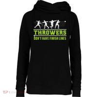 Track And Field Throwing Shot Put Outfit Finish Line Womens Funnel Neck Pullover Hood thumb 0