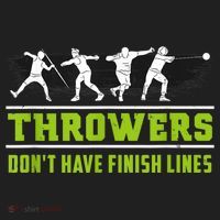 Track And Field Throwing Shot Put Outfit Finish Line Tumbler thumb 3