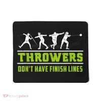 Track And Field Throwing Shot Put Outfit Finish Line Mousepad thumb 0