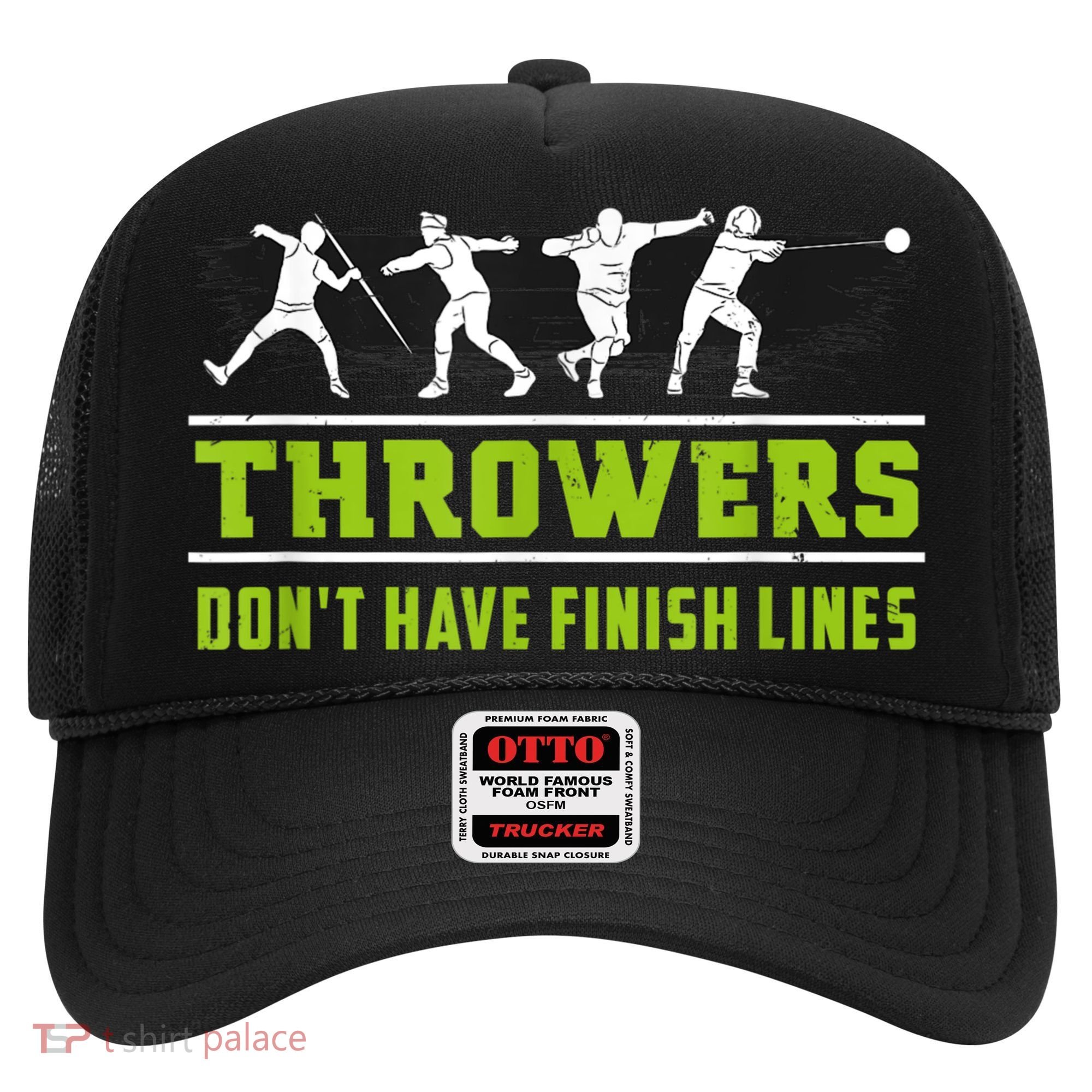 Track And Field Throwing Shot Put Outfit Finish Line Hat