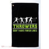 Track And Field Throwing Shot Put Outfit Finish Line Golf Towel thumb 0