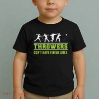 Track And Field Throwing Shot Put Outfit Finish Line Toddler T-Shirt thumb 2