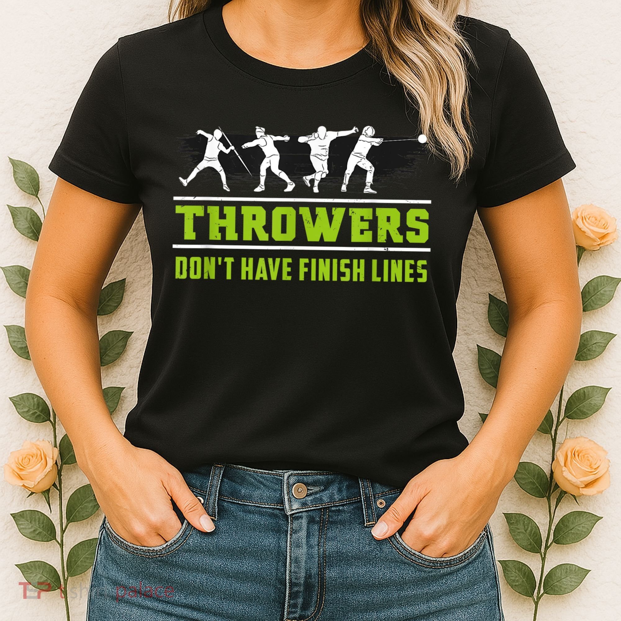 Track And Field Throwing Shot Put Outfit Finish Line Women's T-Shirt