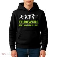 Track And Field Throwing Shot Put Outfit Finish Line Kids Hoodie thumb 4