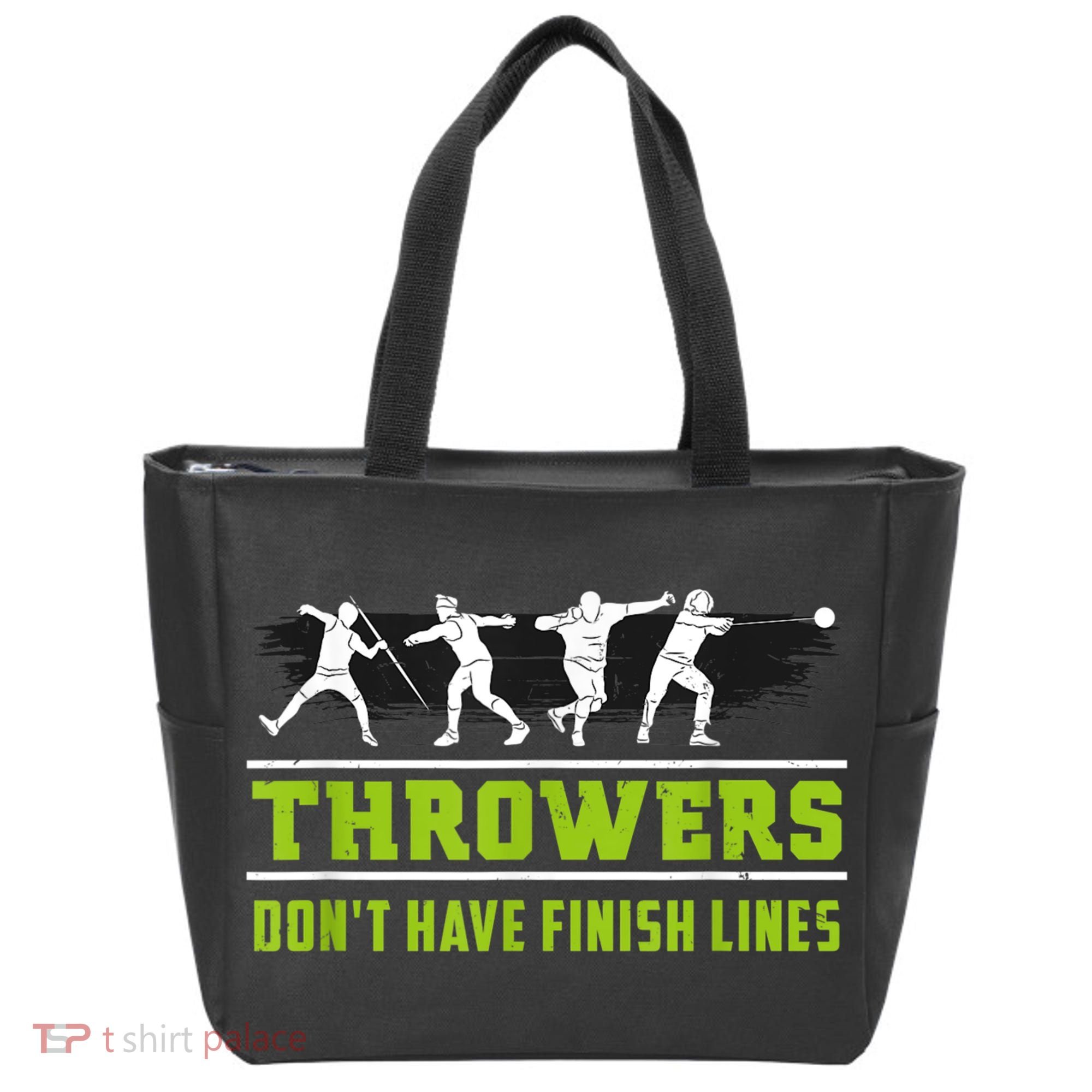 Track And Field Throwing Shot Put Outfit Finish Line Tote Bag