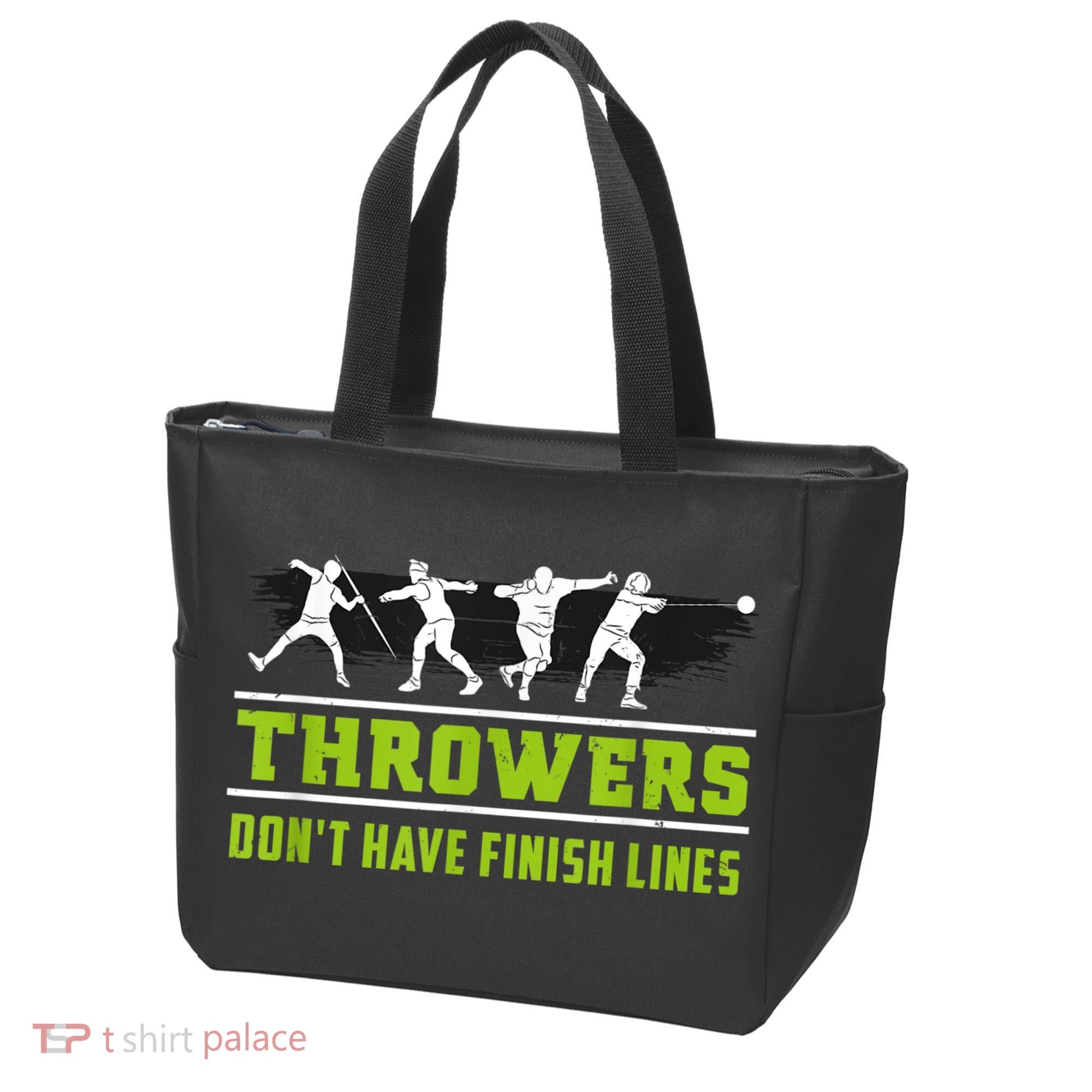 Track And Field Throwing Shot Put Outfit Finish Line Tote Bag