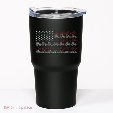Tractor American Flag Farmer Tumbler